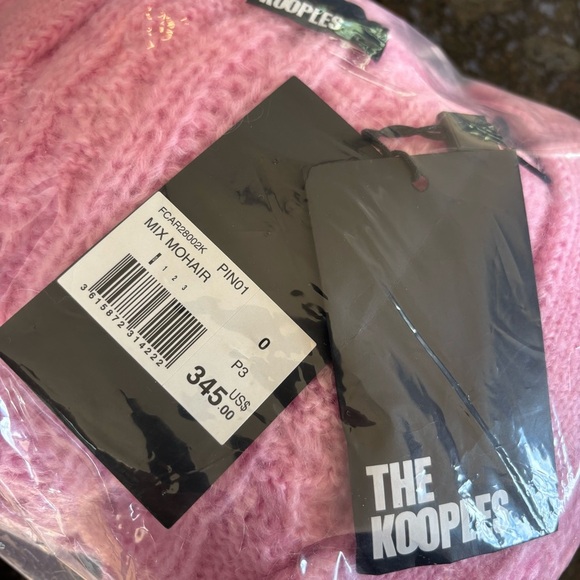 THE KOOPLES Pink cable-knit wool-blend cardigan - Picture 8 of 10